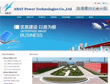 Tablet Screenshot of abatpower.com